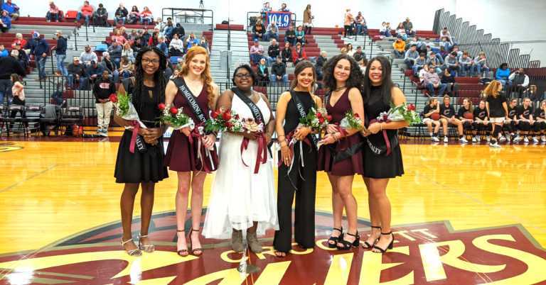 CCHS honors basketball homecoming court